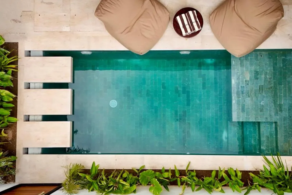 Pool from above